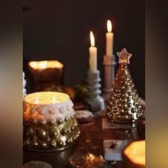 Monogram Tree Woody Fresh Balsam & Cedarwood Glass Candle, Various Letters, NIP - Picture 2 of 2